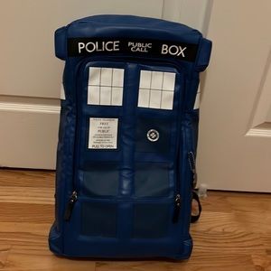 Hot topic Doctor Who Tardis backpack